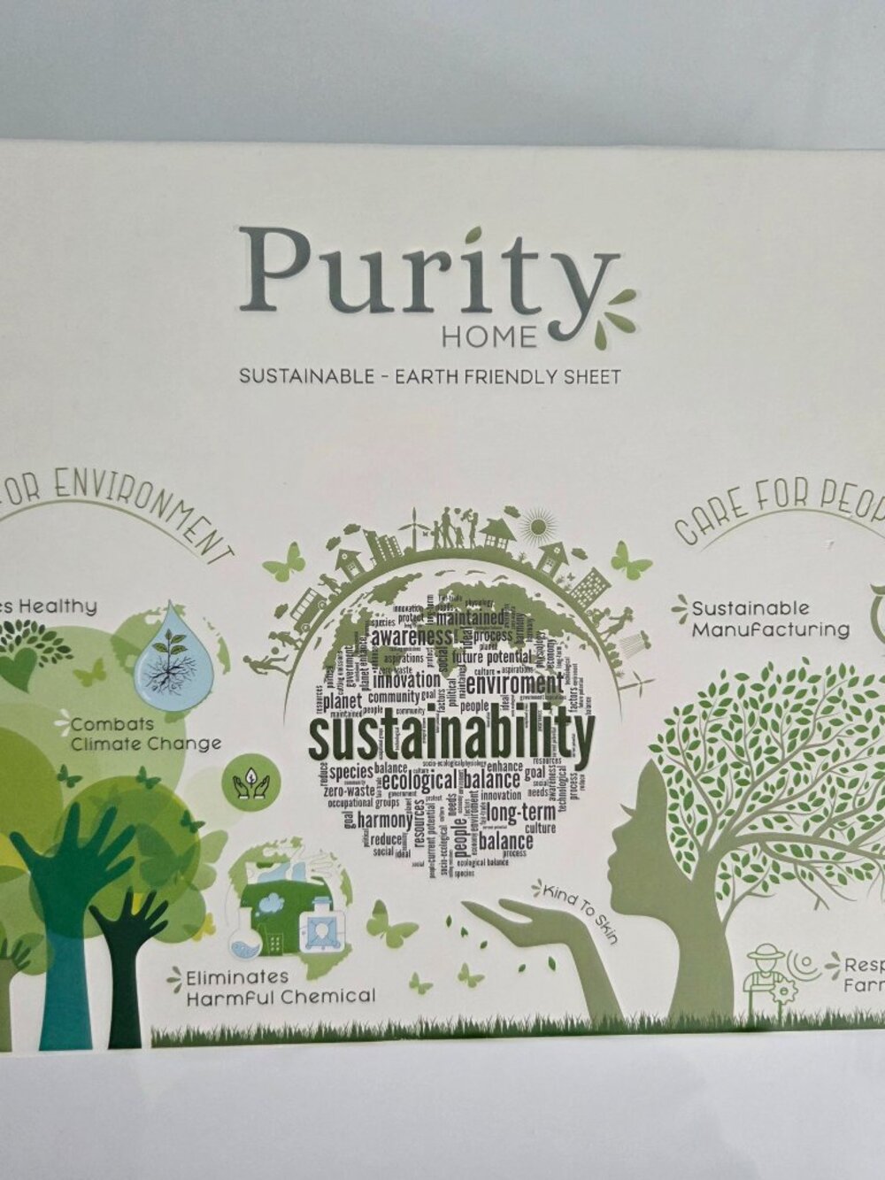 NEW Purity Home Full Sheet Set